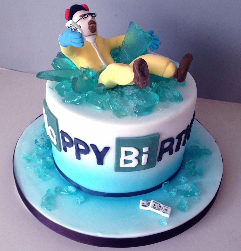 mans breaking bad birthday cake | I saw a picture similar to… | Flickr