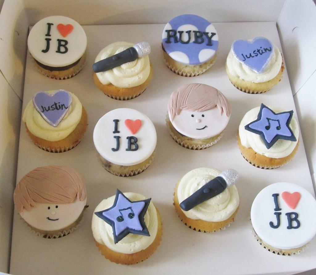Justin Bieber Cupcakes - Cake by Kellie - CakesDecor