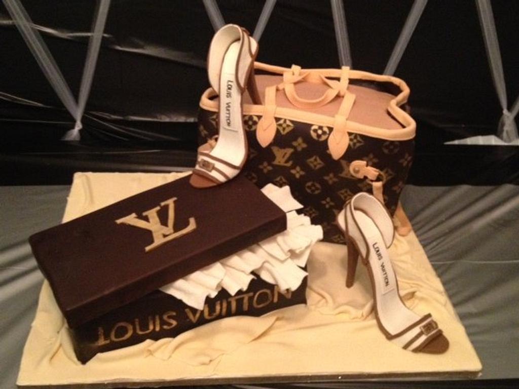 Louis Vuitton Shoe Box And Shoe 