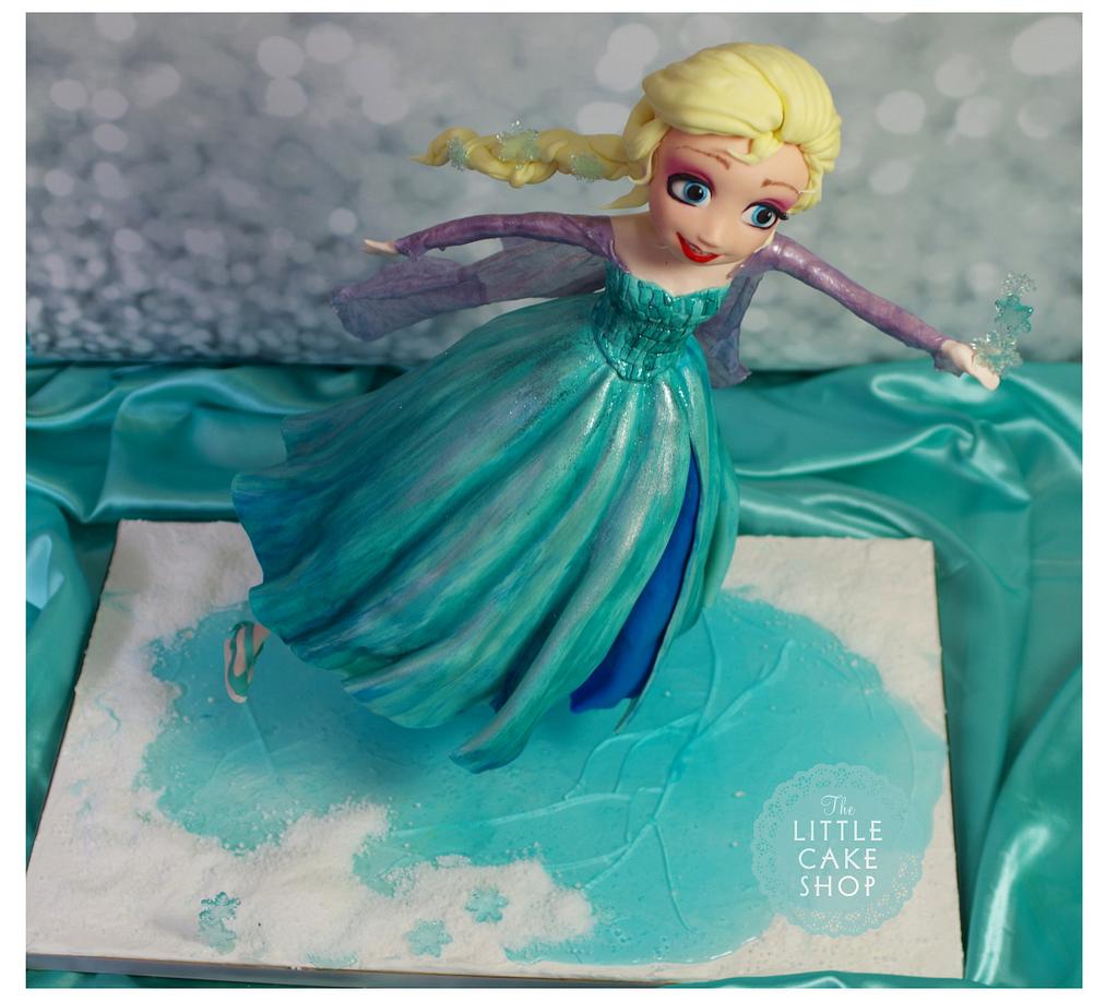 Ice Skating Princess Cake - Cake by Dominique Ballard - CakesDecor