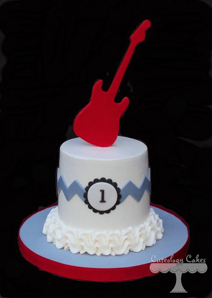 Matching Rockstar Cakes - Cake by Cuteology Cakes - CakesDecor