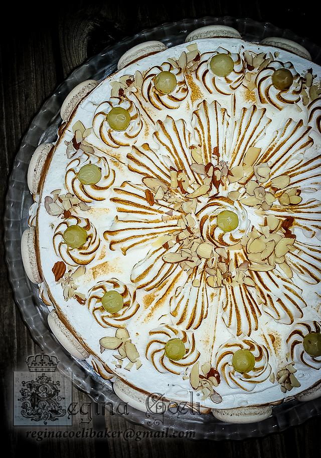 Gooseberry Meringue Gateau Decorated Cake by Regina CakesDecor