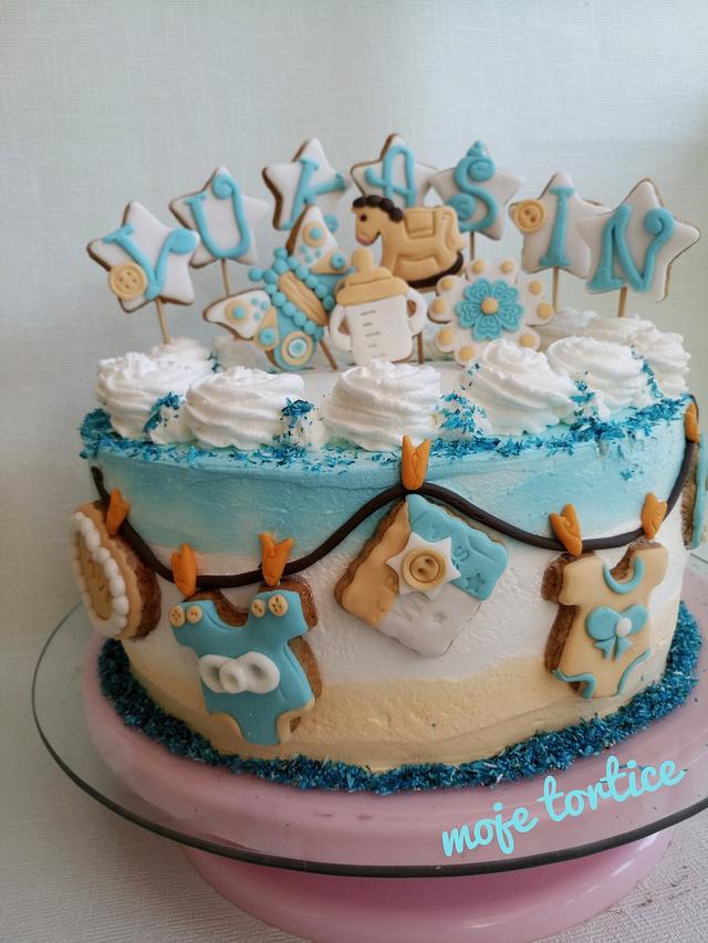 Baby boy - Cake by My little cakes - CakesDecor