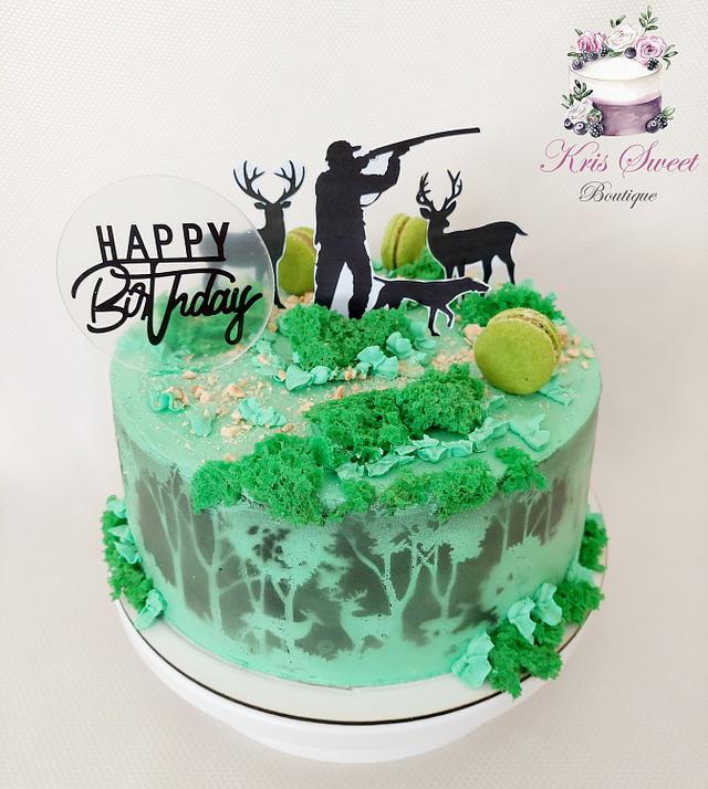 Hunting Cake Decorated Cake By Kristina Mineva CakesDecor 01ceec5755ff4406a608fda18112966d