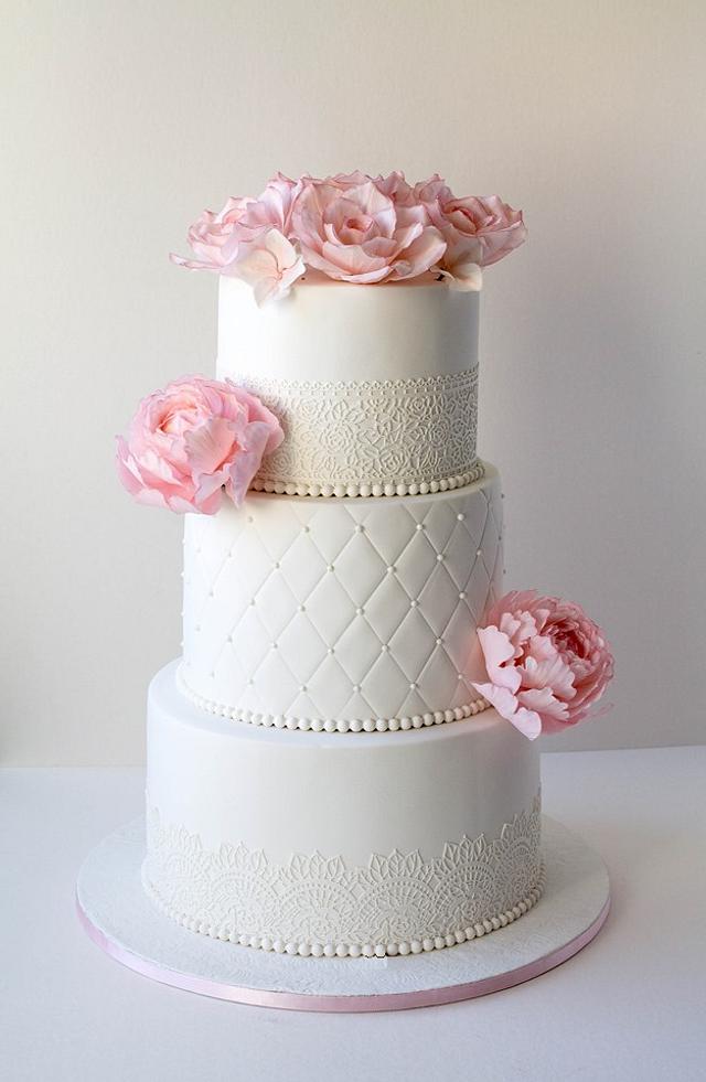 Wedding cake - Decorated Cake by Dimi's sweet art - CakesDecor