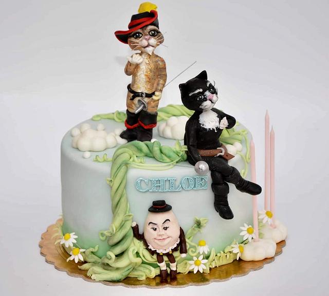 Puss In Boots Decorated Cake By Silvia Cakesdecor 