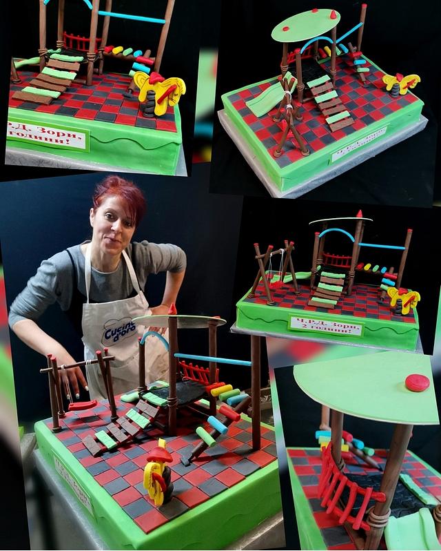 Cake Playground Decorated Cake by Sunny Dream CakesDecor