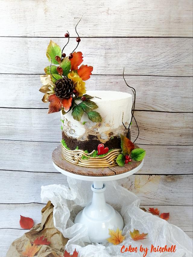 Autumn cake - Decorated Cake by Mischell - CakesDecor