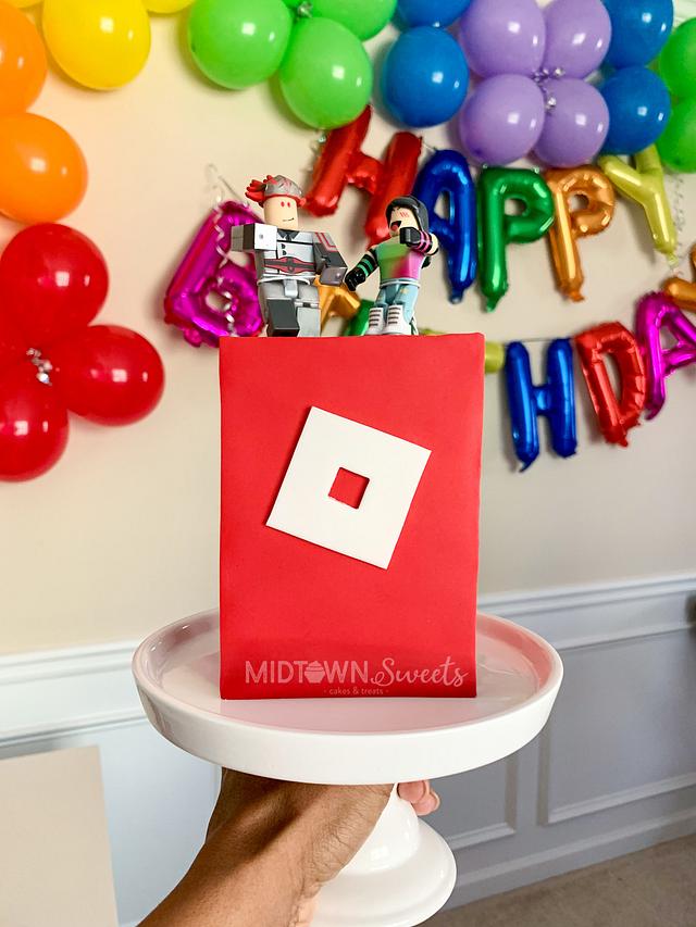 Roblox Cake Cake By Midtown Sweets Cakesdecor - marta logo roblox