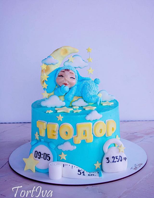 Welcome baby boy - Decorated Cake by TortIva - CakesDecor