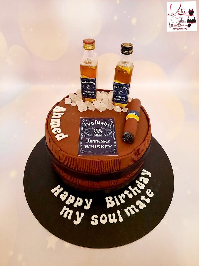 Jack Daniel S Cake Decorated Cake By Noha Sami Cakesdecor