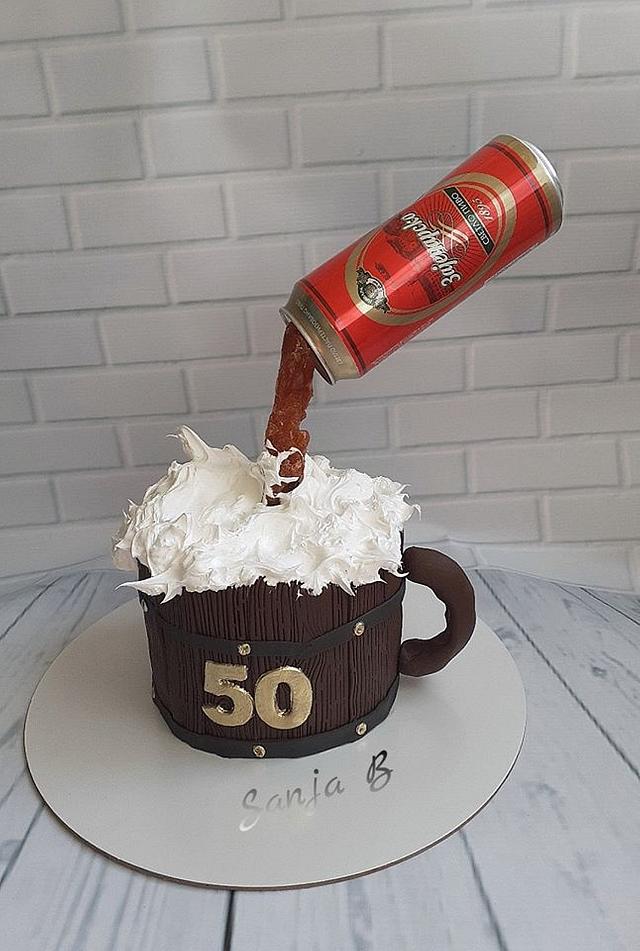 beer cake - cake by Sanja - CakesDecor