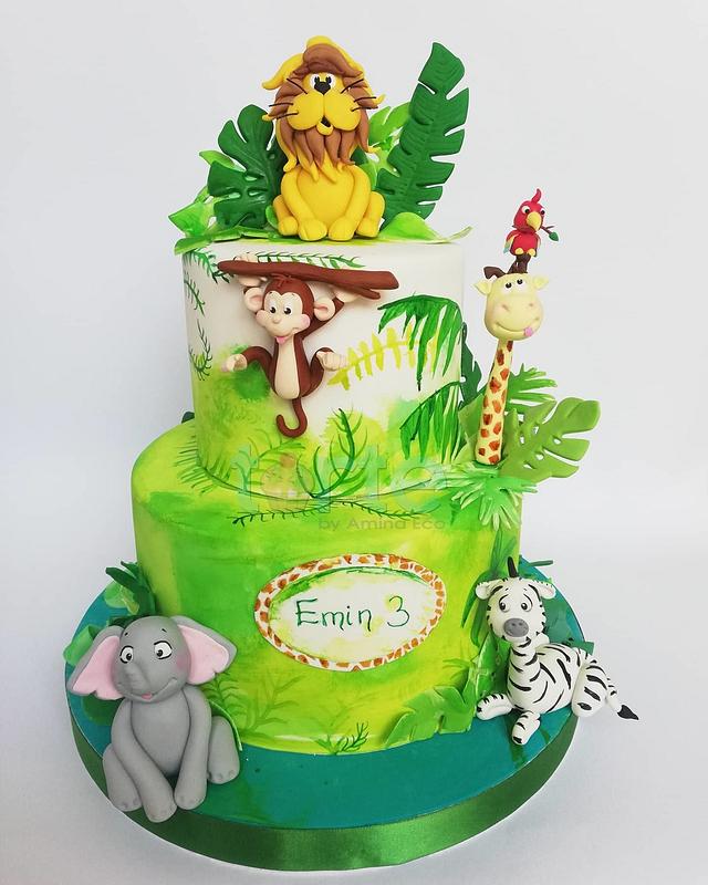 A special jungle cake ️ - Decorated Cake by Torte by - CakesDecor