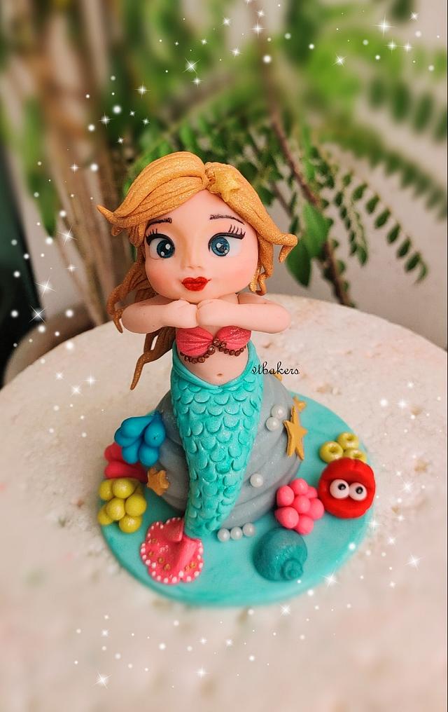 Sea theme cake - Decorated Cake by Arti trivedi - CakesDecor