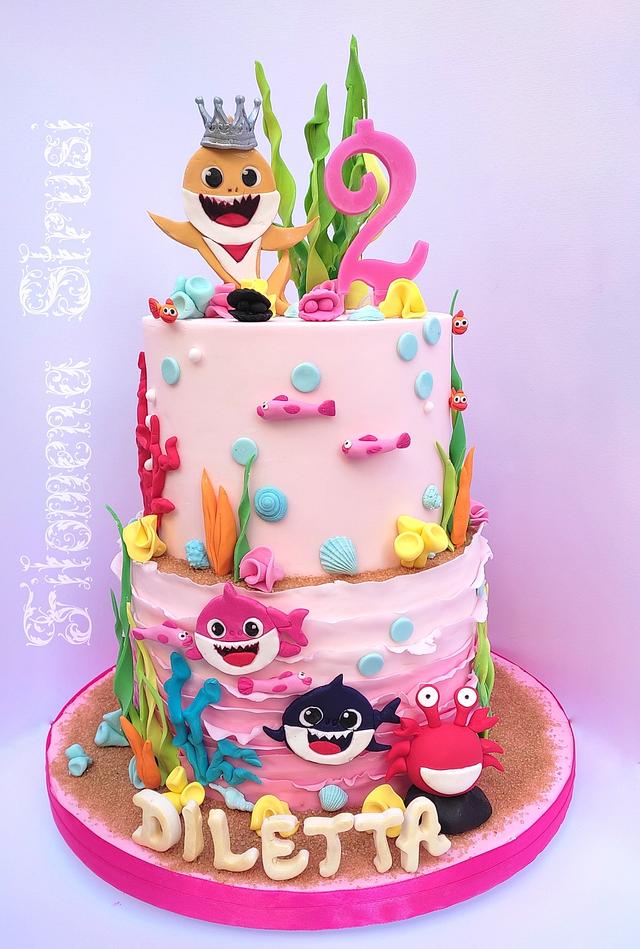 Baby Shark Cake Cake By Filomena Cakesdecor