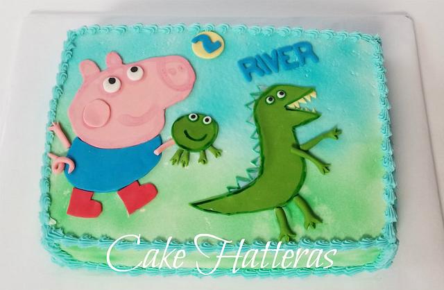 Peppa S Brother George And Friends Cake By Donna Cakesdecor