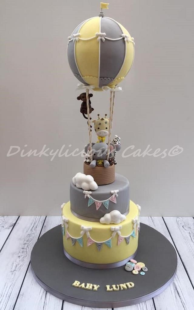 Hot Air Balloon Cake - Decorated Cake by Dinkylicious - CakesDecor