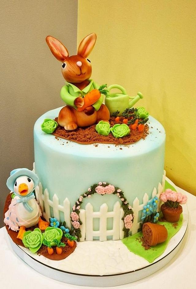 Peter The Rabbit - Decorated Cake By Nora Yoncheva - Cakesdecor