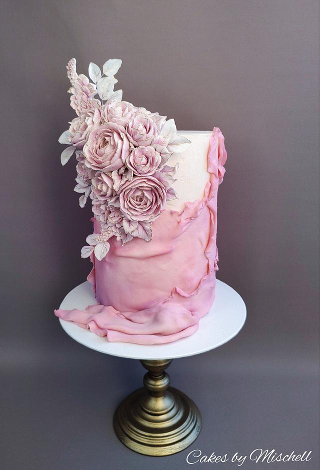 Flower Cake Decorated Cake By Mischell Cakesdecor 2838