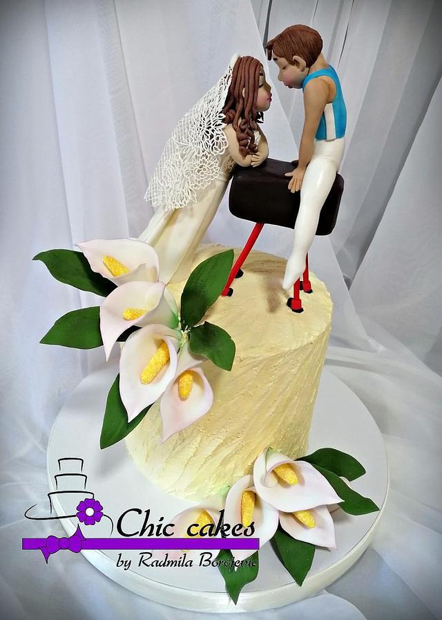 Wedding Cake Decorated Cake By Radmila Cakesdecor 2987