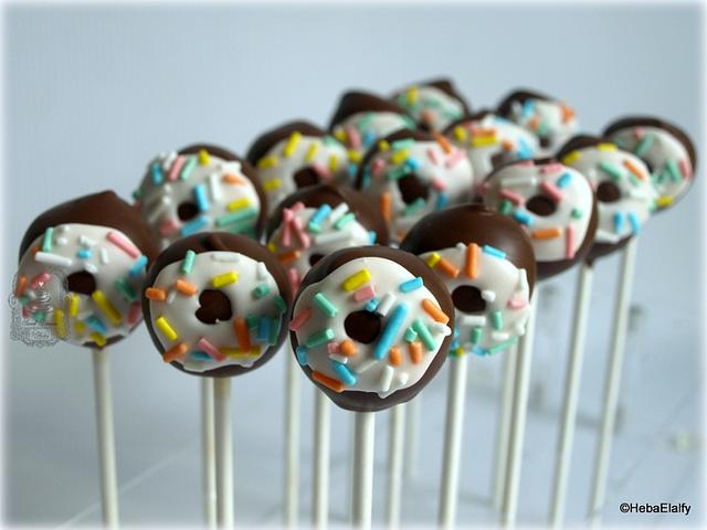 Cakepop Donuts!! - Decorated Cake by Sweet Dreams by Heba - CakesDecor