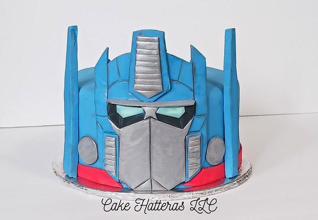 Optimus Prime Birthday Cake - Decorated Cake by Donna - CakesDecor