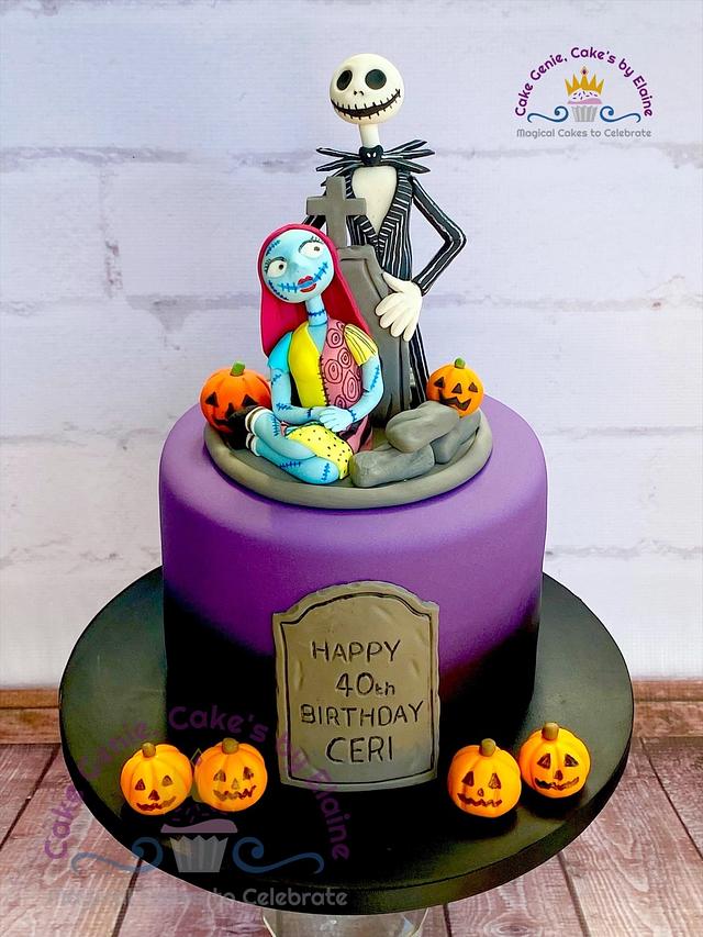 Nightmare before Christmas - Decorated Cake by Elaine - CakesDecor