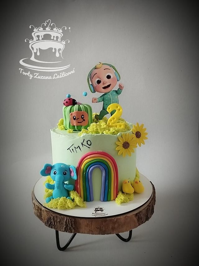 Cocomelon Cake - Decorated Cake By Zuzanal - Cakesdecor