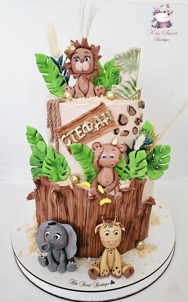 Jungle cake - Decorated Cake by Kristina Mineva - CakesDecor