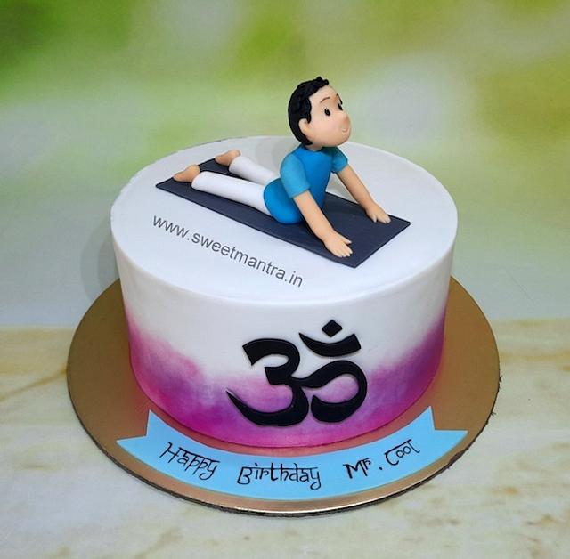 Yoga Theme Cake