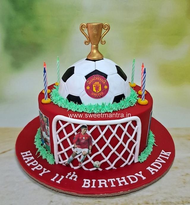 Ronaldo Football Cake Decorated Cake By Sweet Mantra CakesDecor