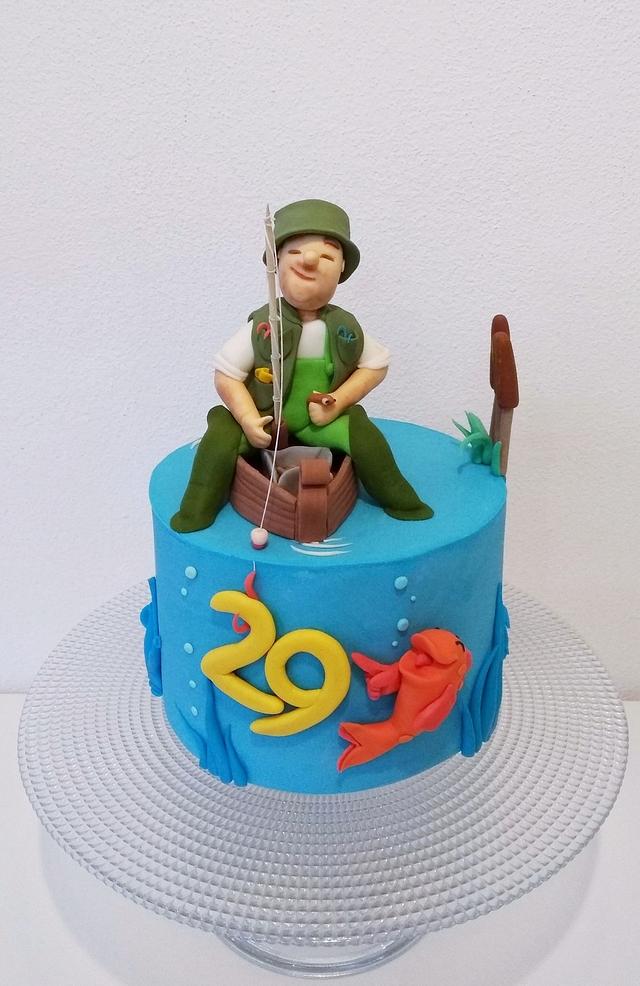 It's oh-fish-ial! Our gone fishing cake is a catch 🐟! But we would hate to  sound like we're fishing for compliments! 🤣 Tell us what you… | Instagram