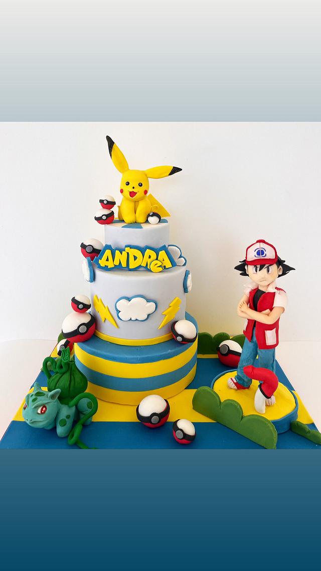 Pokemon Decorated Cake By Sabrina Adamo Cakesdecor 6017
