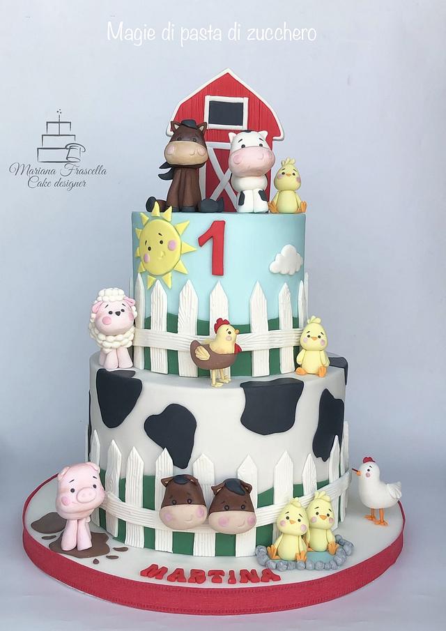 Farmcake - Decorated Cake by Mariana Frascella - CakesDecor