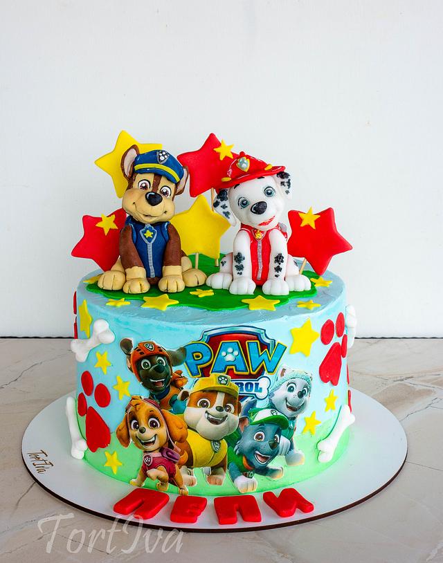 Chase and Marshall - Decorated Cake by TortIva - CakesDecor