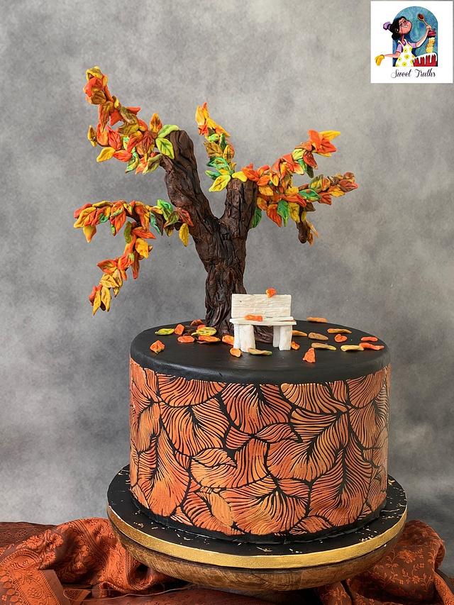 THE CHANGING COLOURS - Decorated Cake by Debjani Mishra - CakesDecor