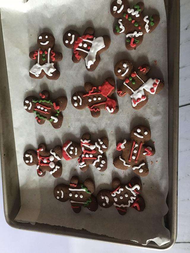 Gingerbread man cookies - Decorated Cookie by - CakesDecor
