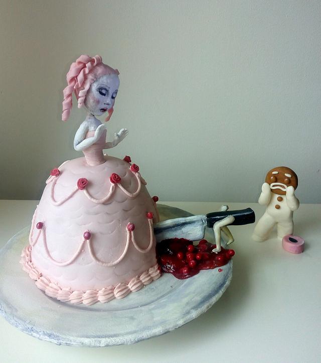 Pink Decorated Cake By Jens Bakey Cakey Cakesdecor 