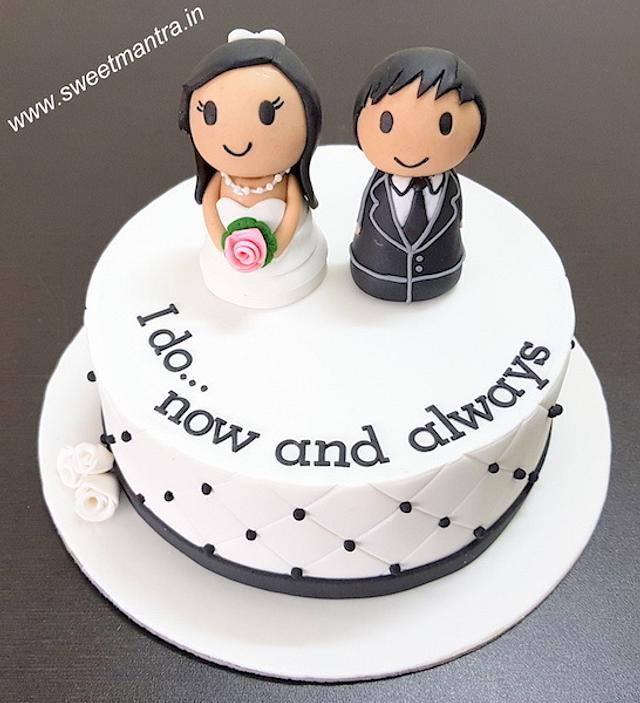 Engagement Couple Cake Decorated Cake By Sweet Mantra Cakesdecor