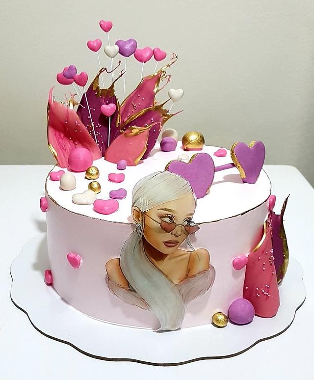Ariana Grande Cake Decorated Cake By Kraljica Cakesdecor