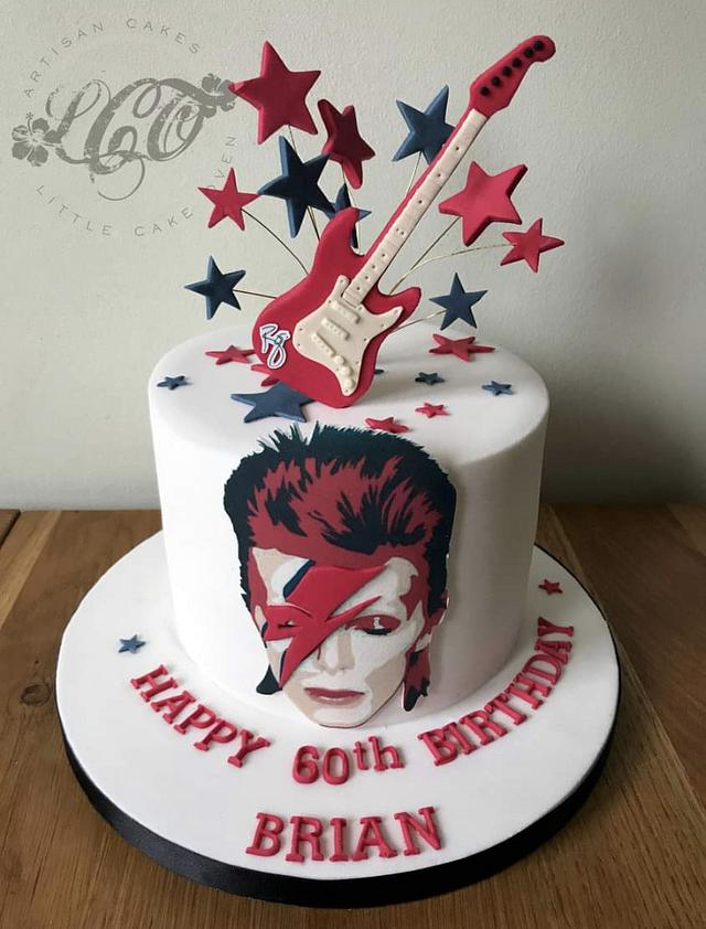 David Bowie Super Fan Cake