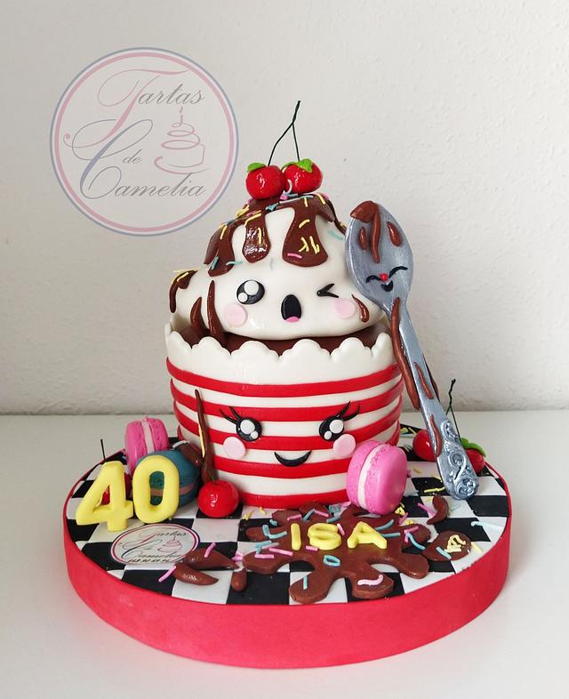 TARTA CUCAKE - Decorated Cake by Camelia - CakesDecor