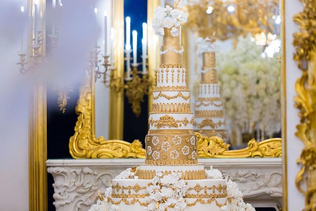 20 Tier Royal Wedding Cake at the Palais Liechtenstein