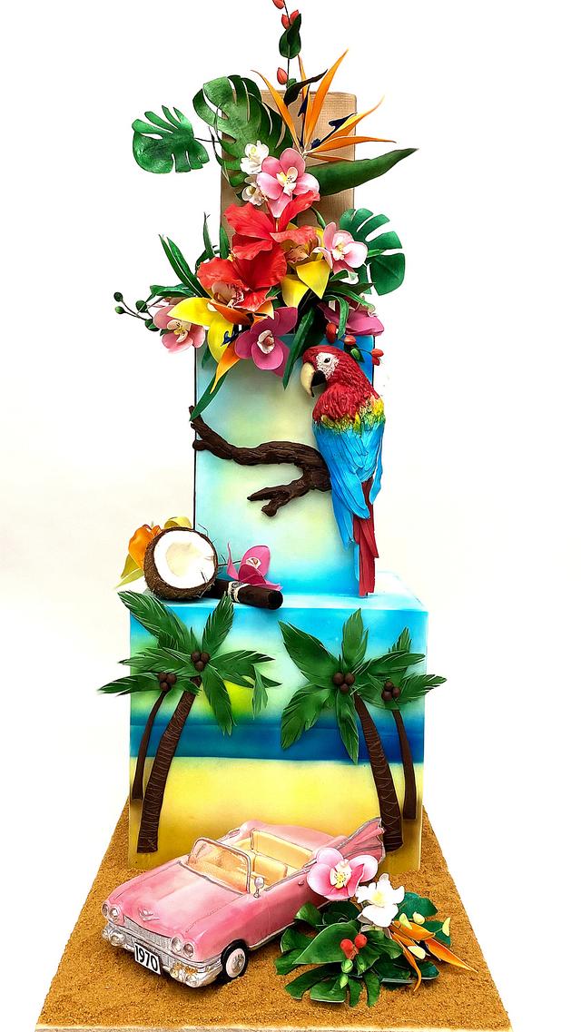 Cuban style party cake