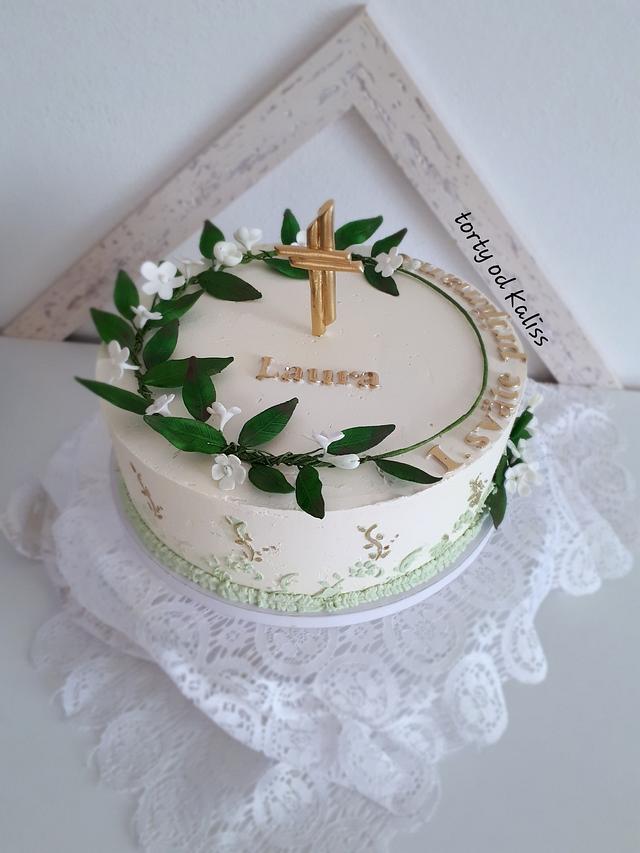 First Holy Communion - Cake by Kaliss - CakesDecor