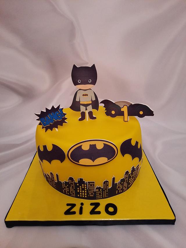 Baby Batman Cake Cake By Noha Sami Cakesdecor