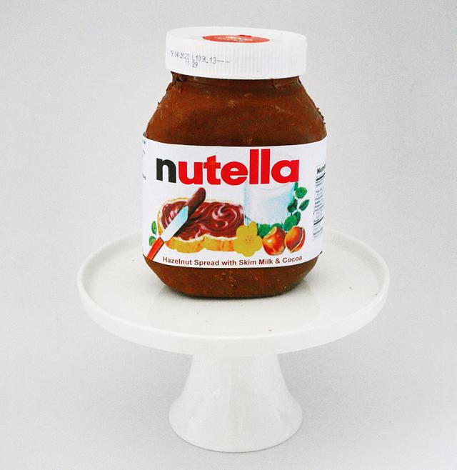 Chocolate Nutella Jar Cake Decorated Cake by Juliana’s CakesDecor
