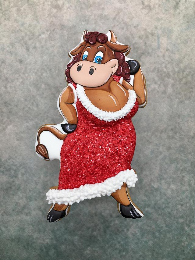 NEW YEAR COW COOKİE