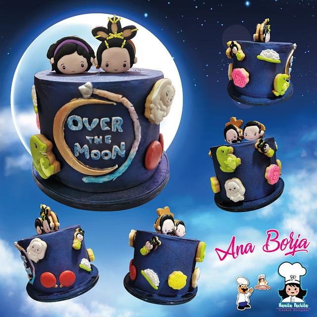 Over The Moon Cake By Nanitapachita Anaborja Cakesdecor