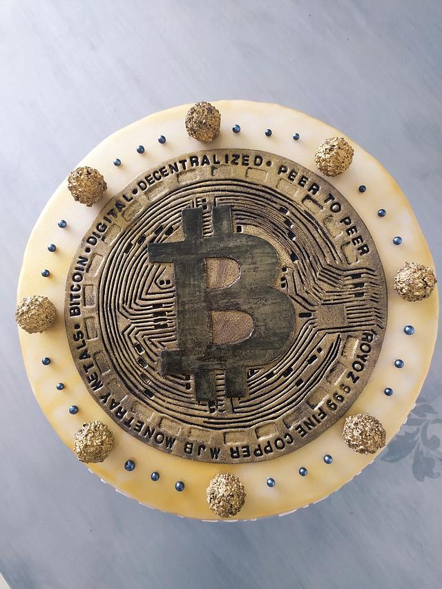 crypto coin cake